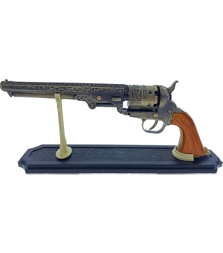 Amazon.com: Denix M1861 Navy Issue Brass Revolver - Non-Firing